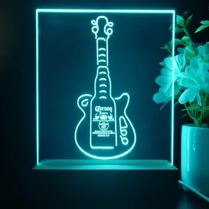 Corona Extra Guitar Bottle LED Desk Light