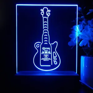 Corona Extra Guitar Bottle LED Desk Light