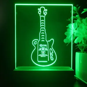 Corona Extra Guitar Bottle LED Desk Light
