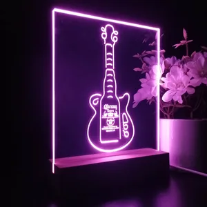 Corona Extra Guitar Bottle LED Desk Light