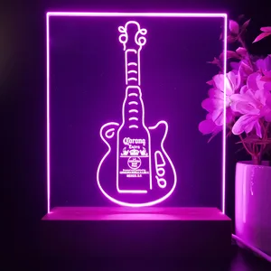 Corona Extra Guitar Bottle LED Desk Light