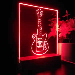 Corona Extra Guitar Bottle LED Desk Light