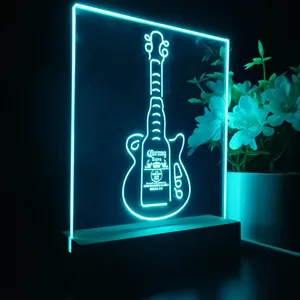 Corona Extra Guitar Bottle LED Desk Light