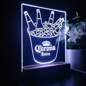 Corona Extra Ice Bucket Beer LED Desk Light