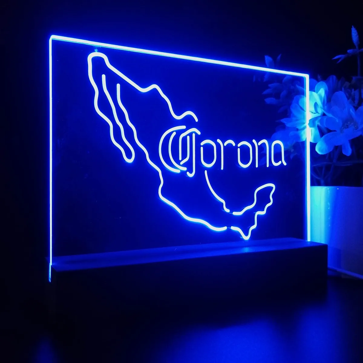Corona Extra Mexico Map LED Desk Light