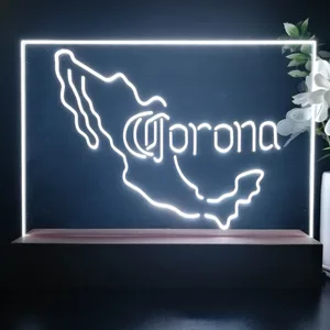 Corona Extra Mexico Map LED Desk Light
