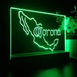 Corona Extra Mexico Map LED Desk Light