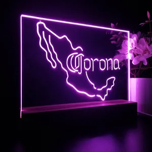 Corona Extra Mexico Map LED Desk Light