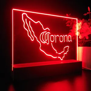 Corona Extra Mexico Map LED Desk Light