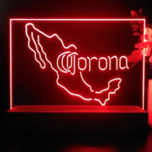 Corona Extra Mexico Map LED Desk Light