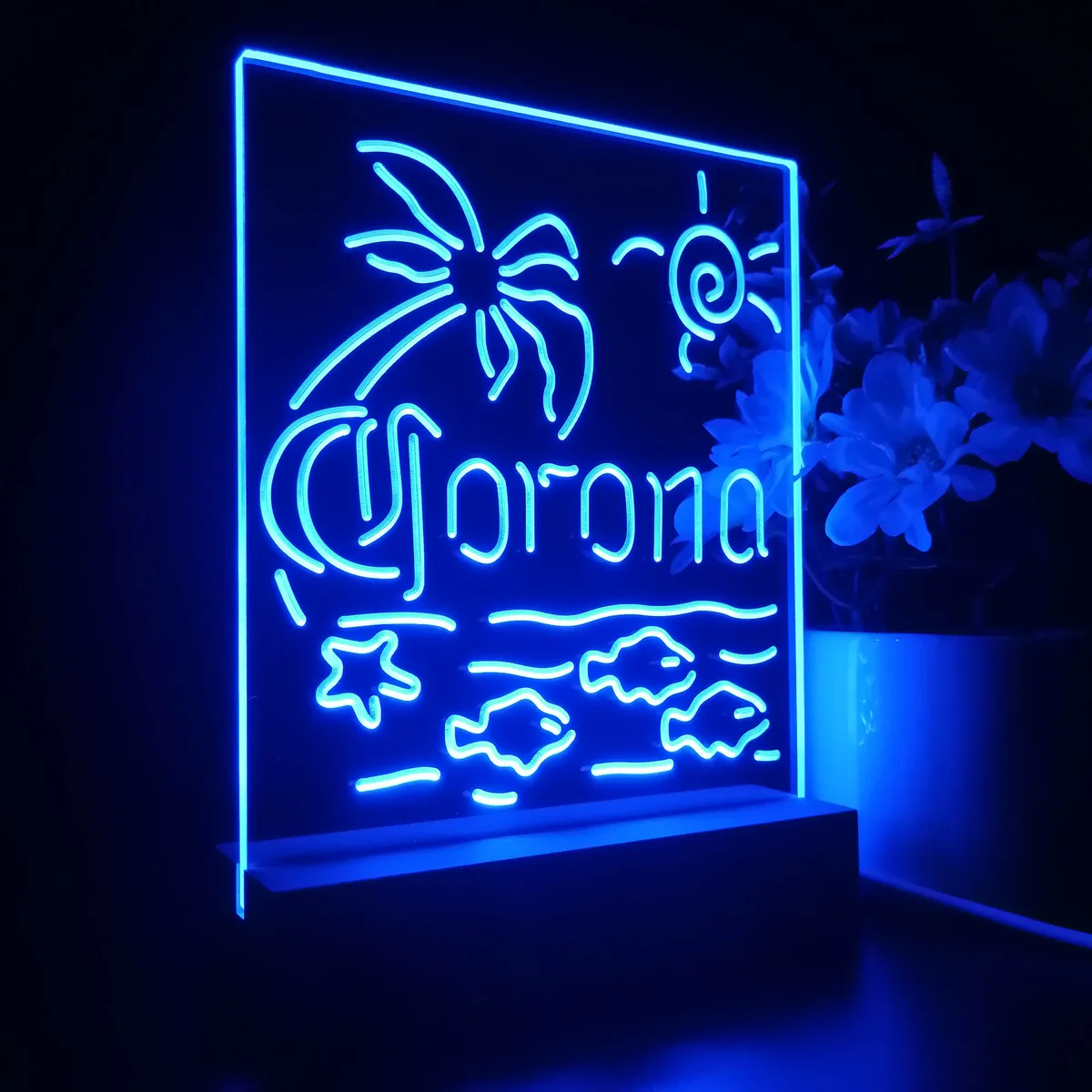 Corona Extra Palm Tree LED Desk Light