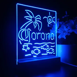 Corona Extra Palm Tree LED Desk Light