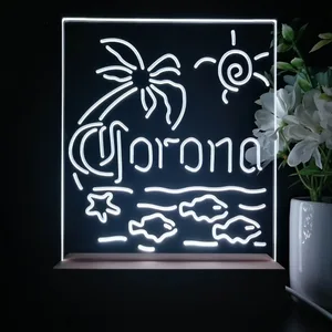 Corona Extra Palm Tree LED Desk Light