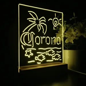 Corona Extra Palm Tree LED Desk Light
