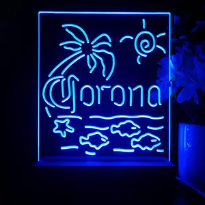 Corona Extra Palm Tree LED Desk Light