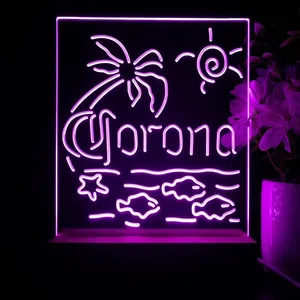 Corona Extra Palm Tree LED Desk Light