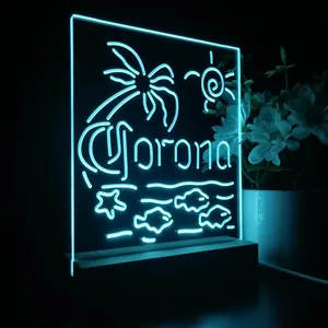 Corona Extra Palm Tree LED Desk Light