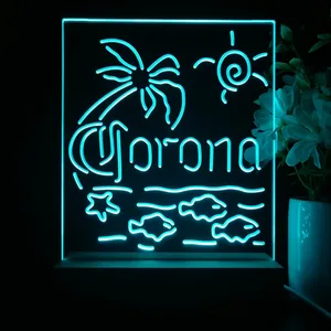 Corona Extra Palm Tree LED Desk Light