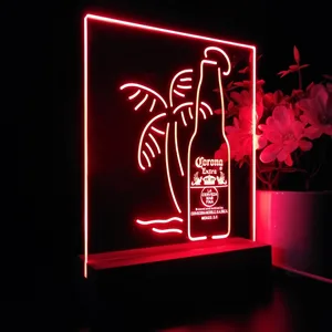 Corona Extra Tropical Bottle LED Desk Light