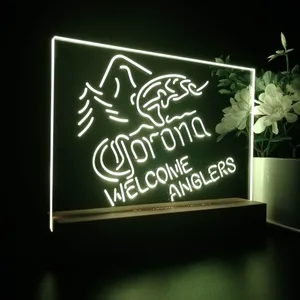 Corona Fishing Welcome Anglers LED Desk Light