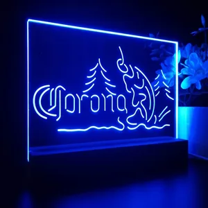 Corona Lake Trout Fishing LED Desk Light