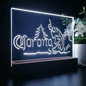 Corona Lake Trout Fishing LED Desk Light