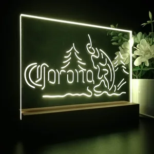 Corona Lake Trout Fishing LED Desk Light