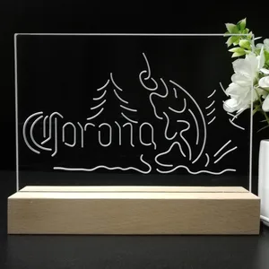 Corona Lake Trout Fishing LED Desk Light