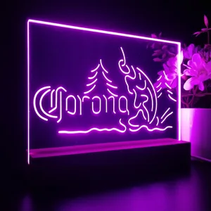 Corona Lake Trout Fishing LED Desk Light