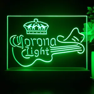 Corona Light Guitar LED Desk Light