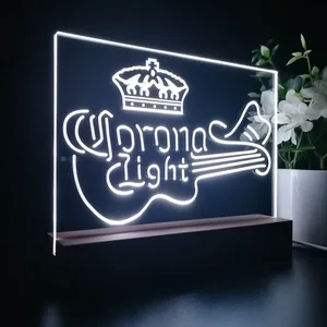 Corona Light Guitar LED Desk Light