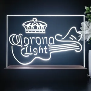 Corona Light Guitar LED Desk Light
