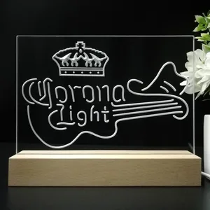 Corona Light Guitar LED Desk Light