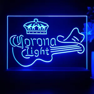 Corona Light Guitar LED Desk Light
