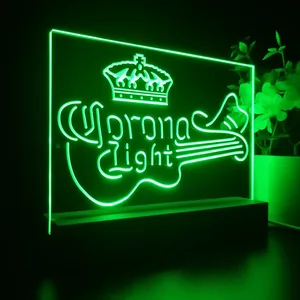 Corona Light Guitar LED Desk Light