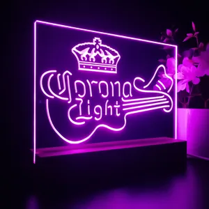 Corona Light Guitar LED Desk Light