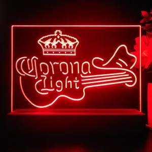 Corona Light Guitar LED Desk Light
