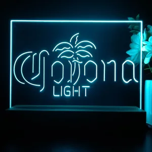 Corona Light Palm Tree LED Desk Light