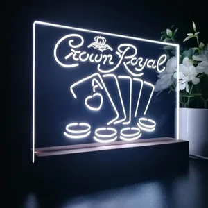 Crown Royal Cards LED Desk Light