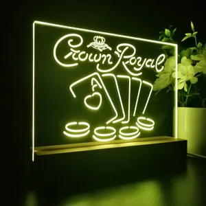 Crown Royal Cards LED Desk Light