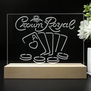 Crown Royal Cards LED Desk Light