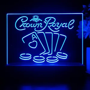 Crown Royal Cards LED Desk Light