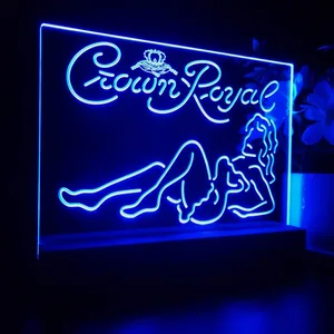 Crown Royal Girl 1 LED Desk Light
