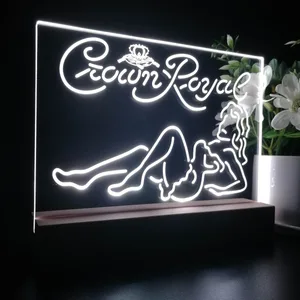 Crown Royal Girl 1 LED Desk Light
