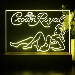 Crown Royal Girl 1 LED Desk Light