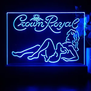 Crown Royal Girl 1 LED Desk Light