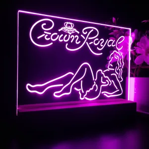 Crown Royal Girl 1 LED Desk Light