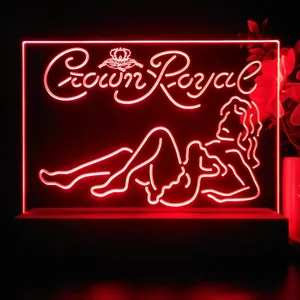 Crown Royal Girl 1 LED Desk Light
