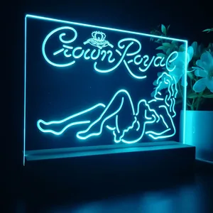 Crown Royal Girl 1 LED Desk Light