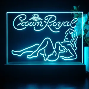 Crown Royal Girl 1 LED Desk Light